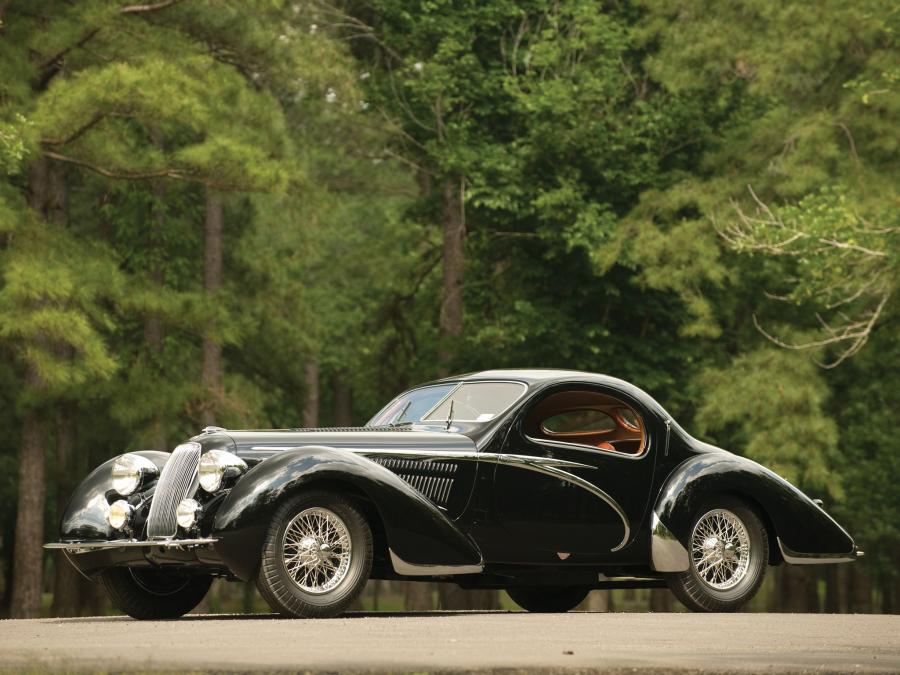  Talbot-Lago T150C Teardrop Coupe by Figoni & Falaschi 1938 года  (фото 9 из 9)
